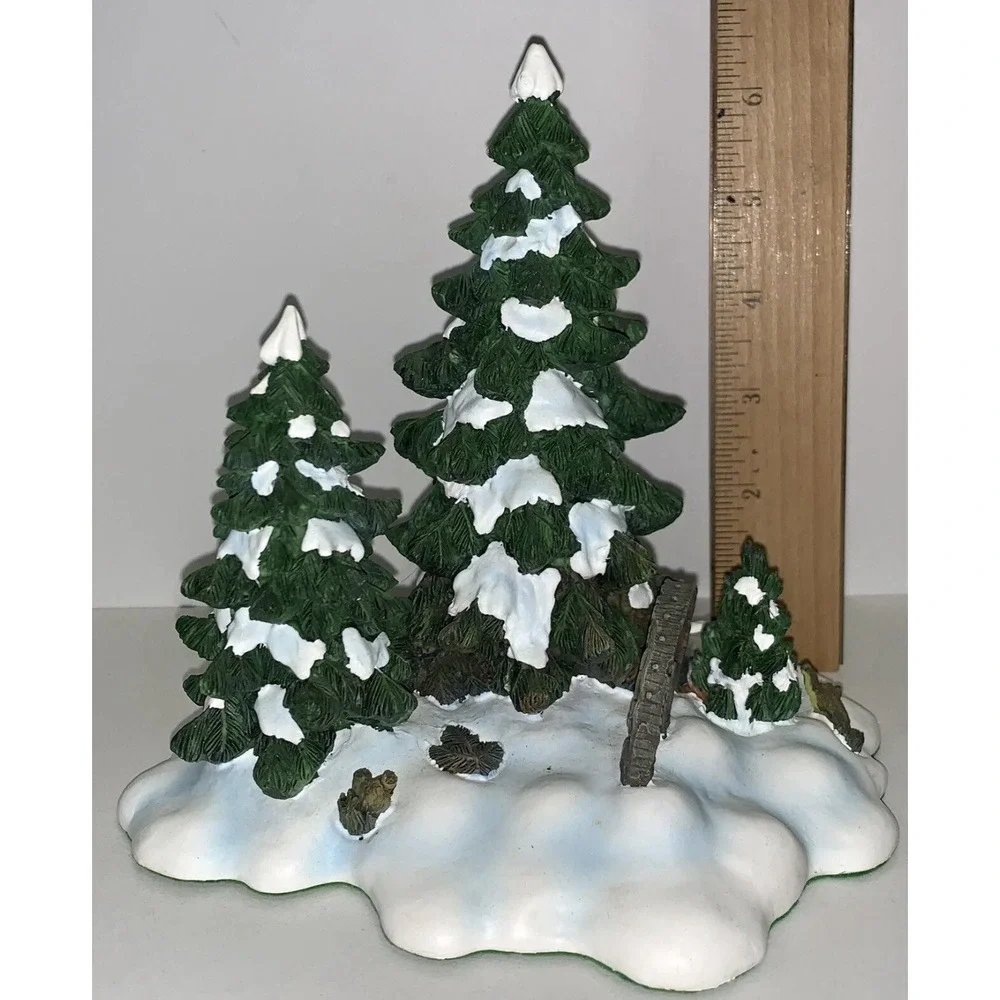 Dept 56 Wagon Wheel Pine Grove Christmas Village‎ Accessories Retired